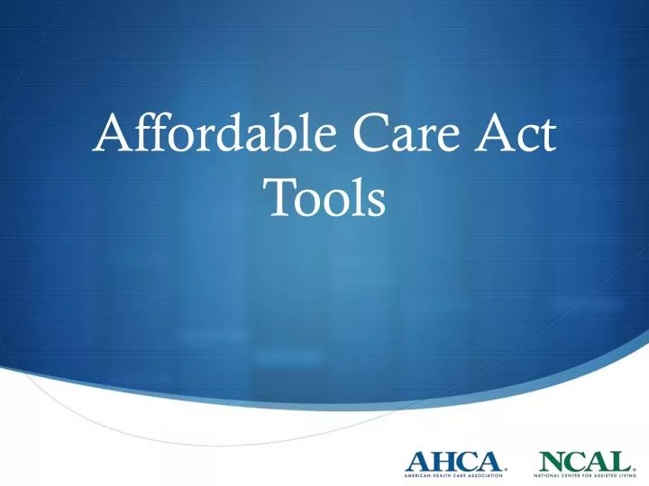 affordable care act tools