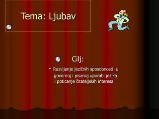 tema ljubav