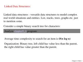 Linked Data Structures: