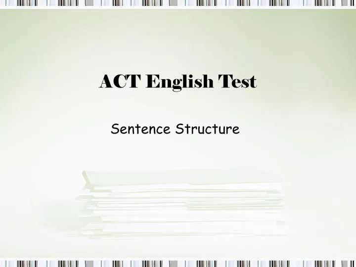 act english test
