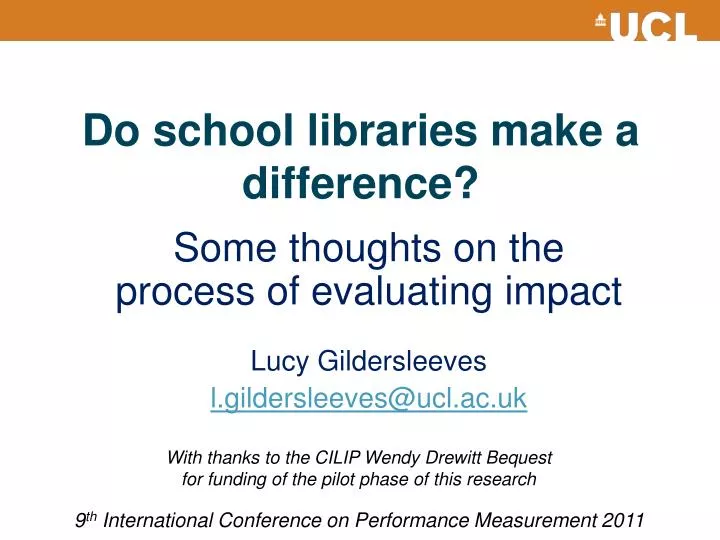 do school libraries make a difference