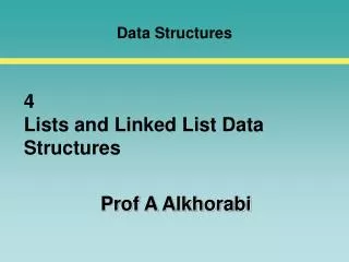 Data Structures