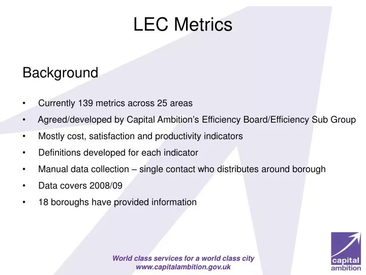lec metrics