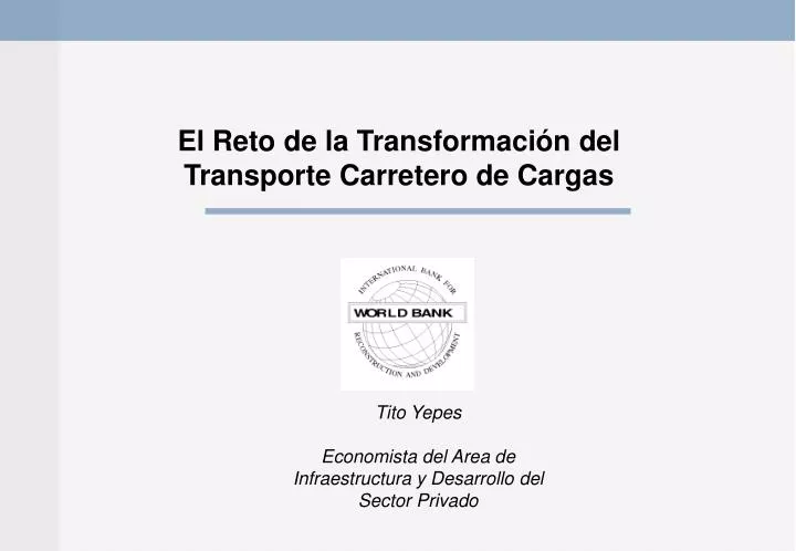 el reto de la transformaci n del transporte carretero de cargas