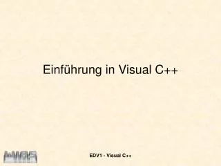 einf hrung in visual c