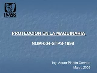 proteccion en la maquinaria