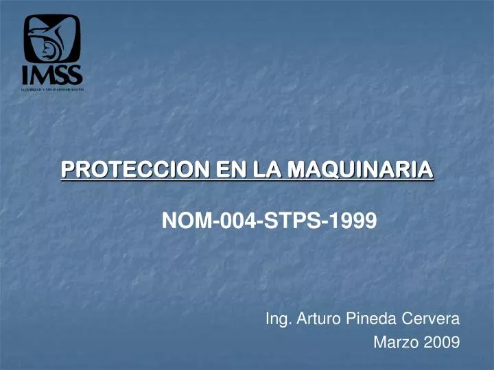 proteccion en la maquinaria