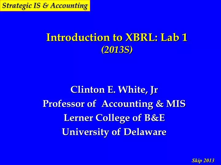 introduction to xbrl lab 1 2013s