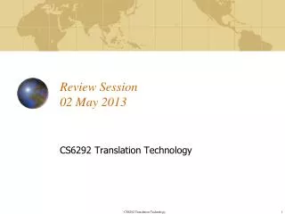 review session 02 may 2013