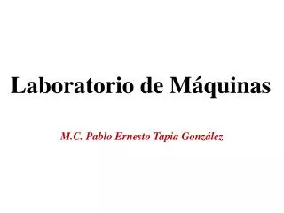 laboratorio de m quinas