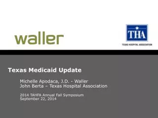 Texas Medicaid Update