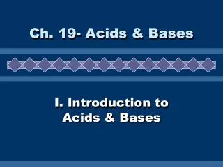 ch 19 acids bases