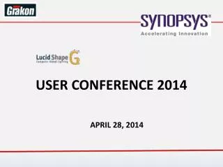 USER CONFERENCE 2014