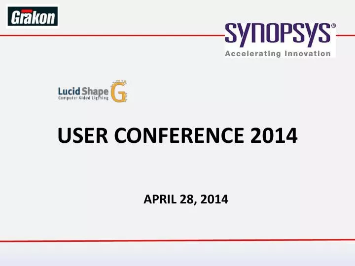 user conference 2014