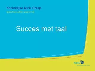 succes met taal