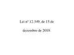 Lei nº 12.349, de 15 de dezembro de 2010. - slide 1