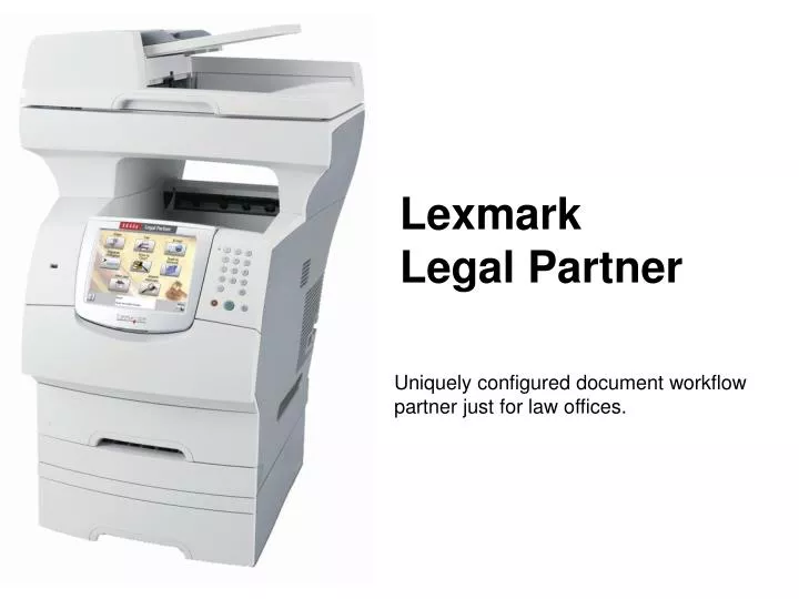 lexmark legal partner