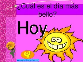 cu l es el d a m s bello