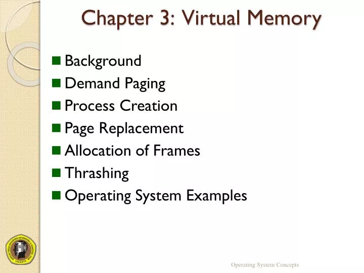chapter 3 virtual memory