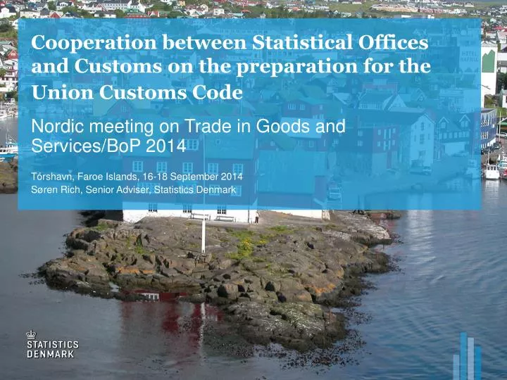 cooperation between statistical offices and customs on the preparation for the union customs code