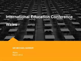International Education Conference Wales