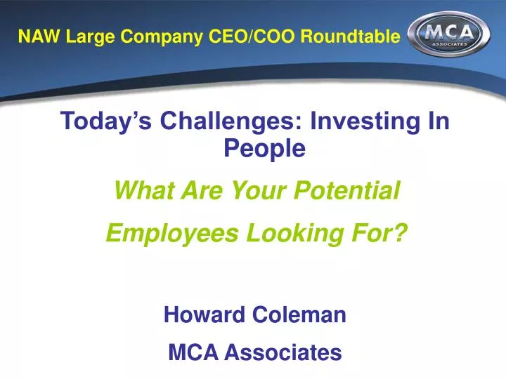naw large company ceo coo roundtable