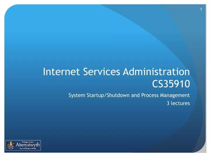 internet services administration cs35910