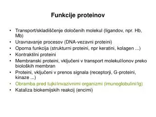 funkcije proteinov