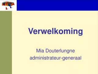 verwelkoming
