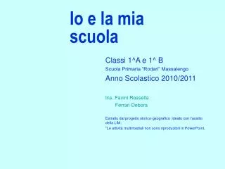 io e la mia scuola