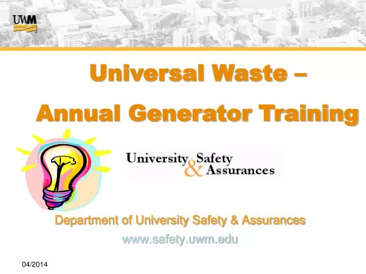 department of university safety assurances www safety uwm edu