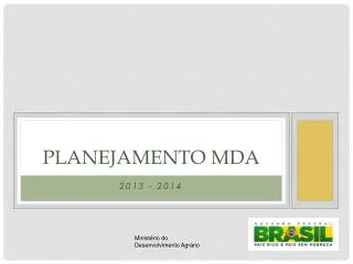 planejamento mda
