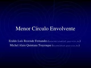 menor c rculo envolvente