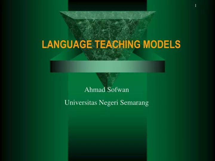 language teaching models
