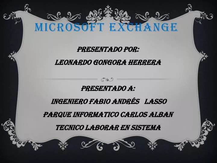 microsoft exchange