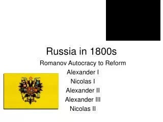 Russia in 1800s