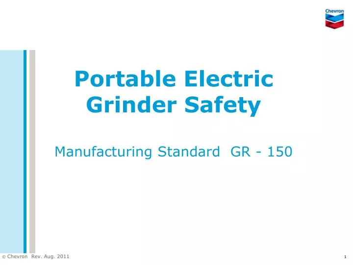 portable electric grinder safety manufacturing standard gr 150