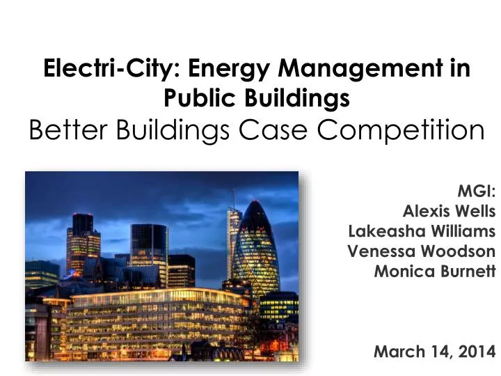 electri city energy management in public buildings better buildings case competition