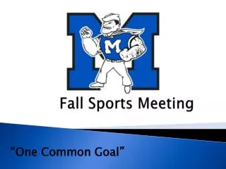 Fall Sports Meeting