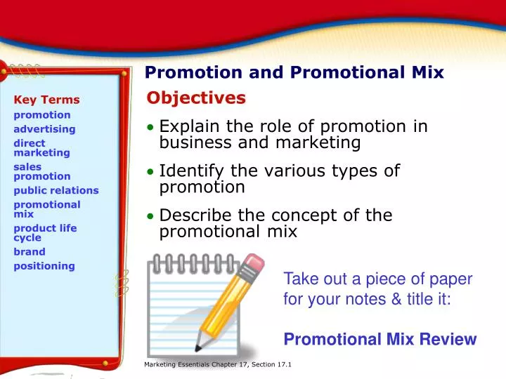 promotion and promotional mix