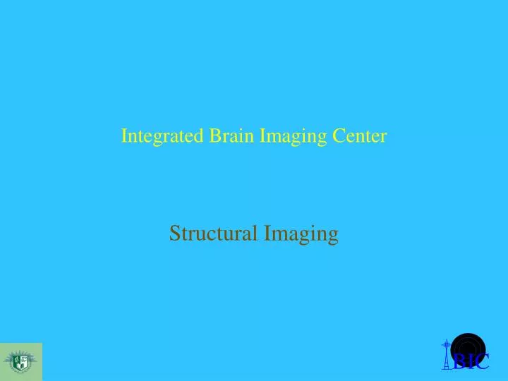 integrated brain imaging center