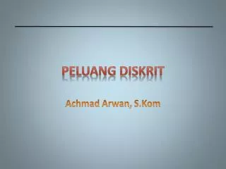 peluang diskrit
