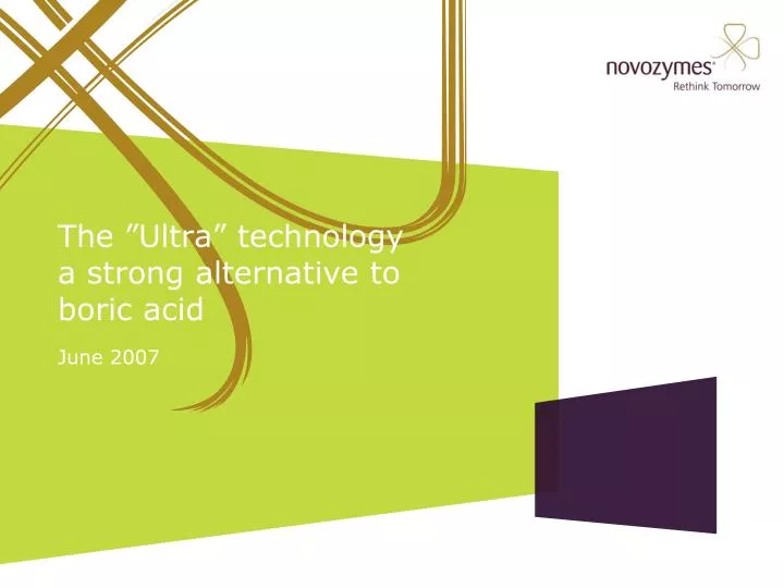 the ultra technology a strong alternative to boric acid