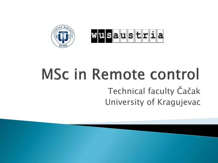 msc in remote control