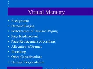 Virtual Memory