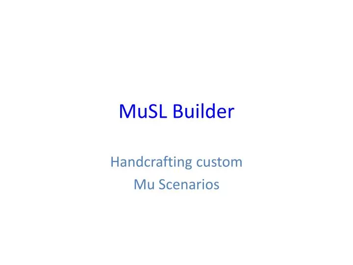 musl builder