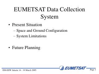 EUMETSAT Data Collection System