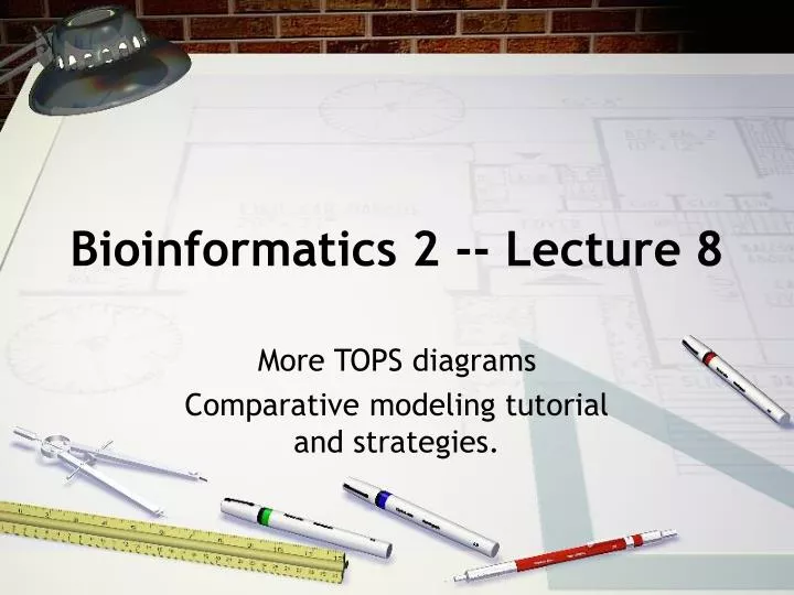 bioinformatics 2 lecture 8