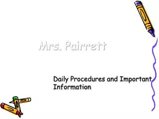 Mrs. Pairrett