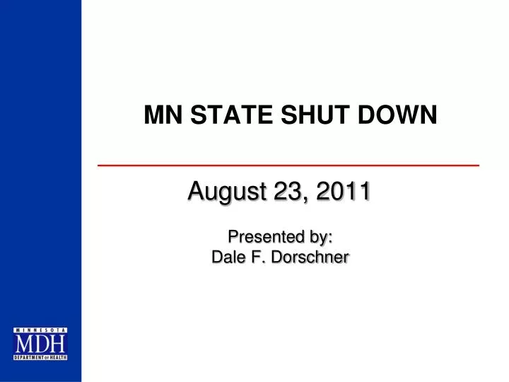 mn state shut down
